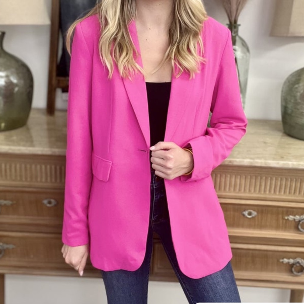 Hot Pink Gee Gee Blazer. Size 3X NWT